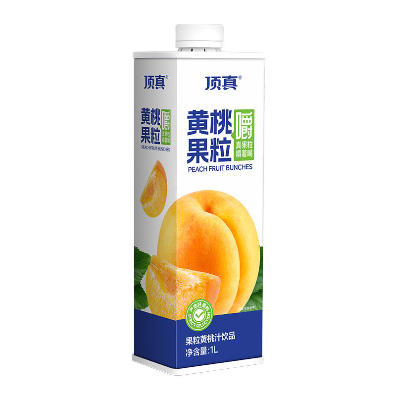 1升紙盒黃桃粒果汁飲品